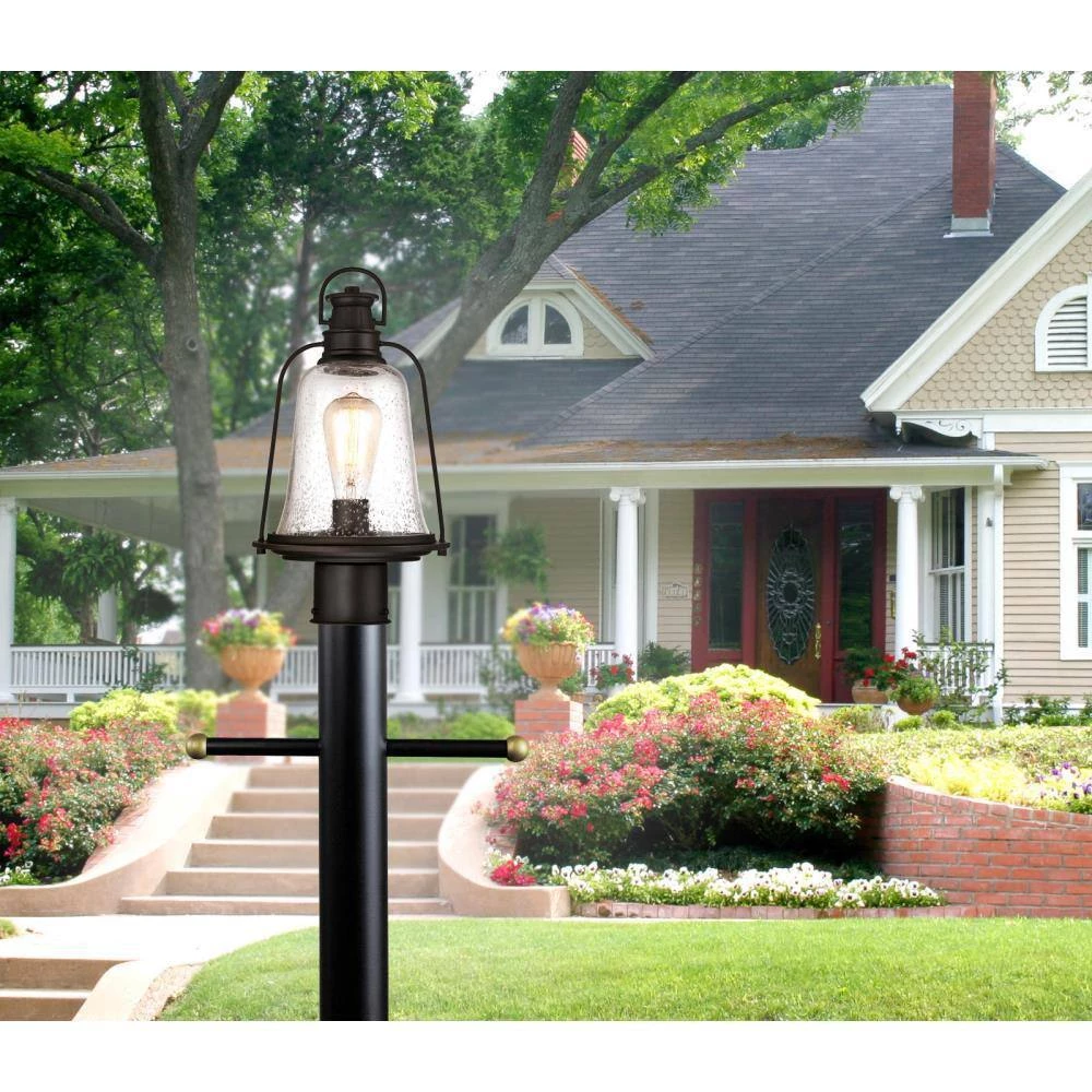 Brynn 1-Light Oil Rubbed Bronze with Highlights Outdoor Post Light by Westinghouse 2 Brynn 1-Light Oil Rubbed Bronze with Highlights Outdoor Post Light by Westinghouse - Image 2