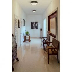 Meadowbrook 13 in. 2-Light Oil Rubbed Bronze with Highlights Flush Mount by Westinghouse -Westinghouse Shop oil rubbed bronze w highlights westinghouse flush mount lights 6370600 31 1000