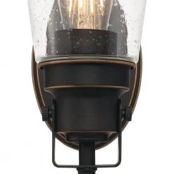 Ashton 1-Light Oil Rubbed Bronze with Highlights Wall Mount Sconce by Westinghouse -Westinghouse Shop oil rubbed bronze w highlights westinghouse vanity lighting 6574500 4f 1000