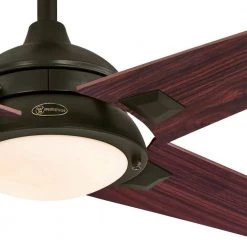 Desoto 52 in. LED Oil-Rubbed Bronze Ceiling Fan by Westinghouse -Westinghouse Shop oil rubbed bronze westinghouse ceiling fans with lights 7207400 c3 1000