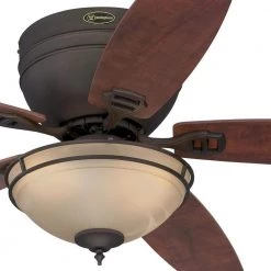 Carolina 52 in. LED Oil Rubbed Bronze Ceiling Fan by Westinghouse -Westinghouse Shop oil rubbed bronze westinghouse ceiling fans with lights 7209600 c3 1000