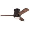 Halley 44 in. LED Indoor/Outdoor Oil Rubbed Bronze Ceiling Fan with Remote Control by Westinghouse