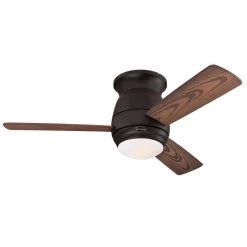 Halley 44 in. LED Indoor/Outdoor Oil Rubbed Bronze Ceiling Fan with Remote Control by Westinghouse