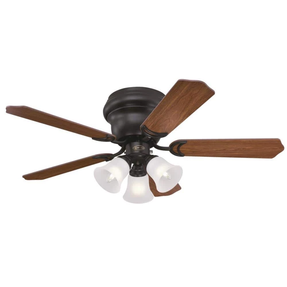 Contempra Trio 42 in. LED Oil Rubbed Bronze Ceiling Fan with Light Kit by Westinghouse 1 Contempra Trio 42 in. LED Oil Rubbed Bronze Ceiling Fan with Light Kit by Westinghouse