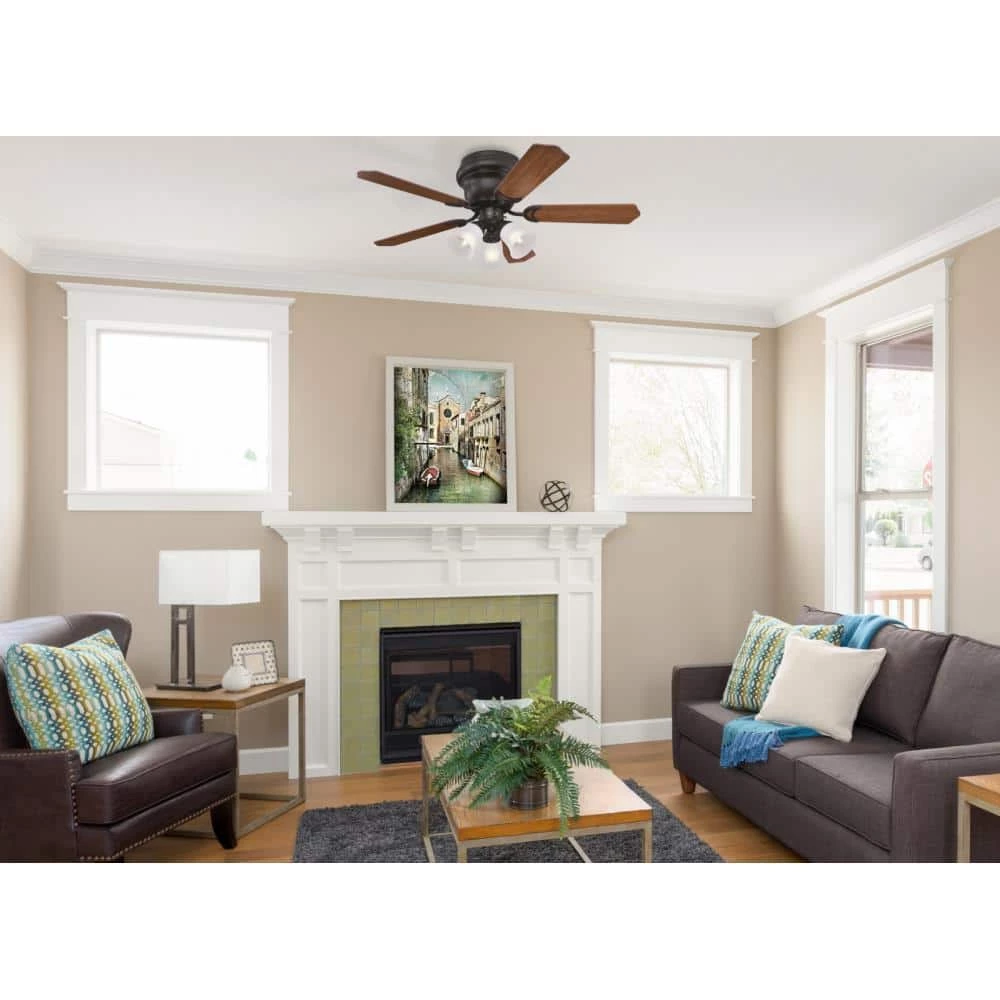 Contempra Trio 42 in. LED Oil Rubbed Bronze Ceiling Fan with Light Kit by Westinghouse 2 Contempra Trio 42 in. LED Oil Rubbed Bronze Ceiling Fan with Light Kit by Westinghouse - Image 2
