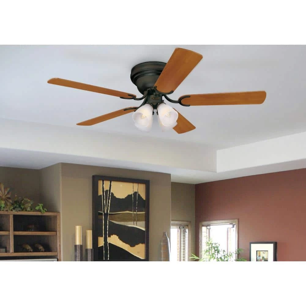 Contempra IV 52 in. LED Oil Rubbed Bronze Ceiling Fan with Light Kit by Westinghouse 2 Contempra IV 52 in. LED Oil Rubbed Bronze Ceiling Fan with Light Kit by Westinghouse - Image 2