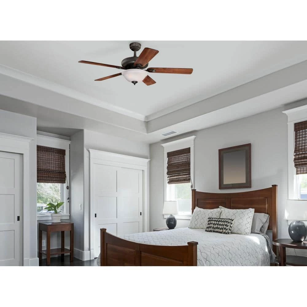 Fairview 52 in. LED Oil Rubbed Bronze Ceiling Fan with Light Kit and Remote Control by Westinghouse 2 Fairview 52 in. LED Oil Rubbed Bronze Ceiling Fan with Light Kit and Remote Control by Westinghouse - Image 2