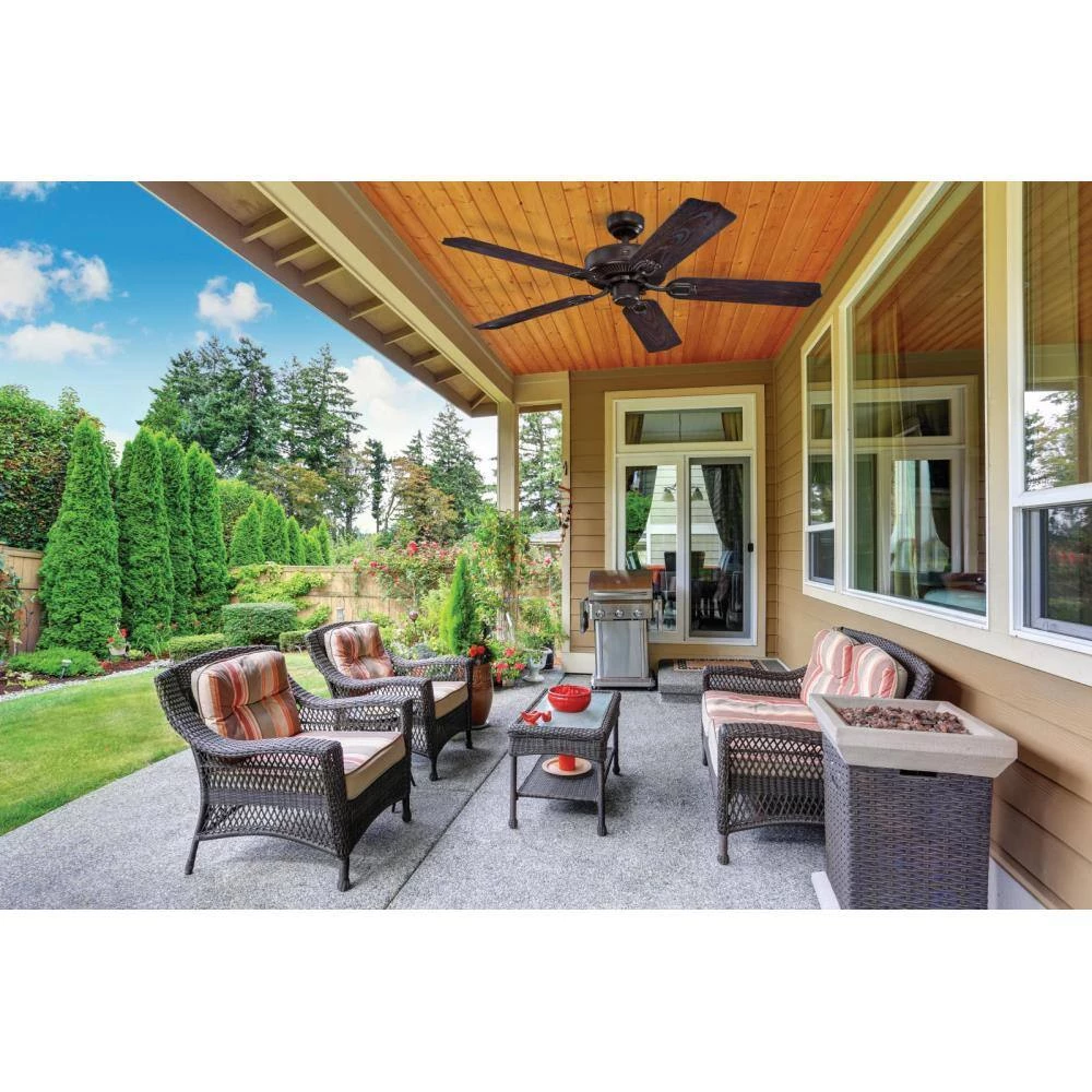 Deacon 52 in. Indoor/Outdoor Oil Rubbed Bronze Ceiling Fan by Westinghouse 2 Deacon 52 in. Indoor/Outdoor Oil Rubbed Bronze Ceiling Fan by Westinghouse - Image 2
