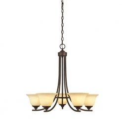 Kings Canyon 5-Light Oil Rubbed Bronze Chandelier by Westinghouse