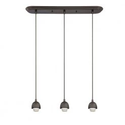 3-Light Oil-Rubbed Bronze Adjustable Mini Pendant by Westinghouse