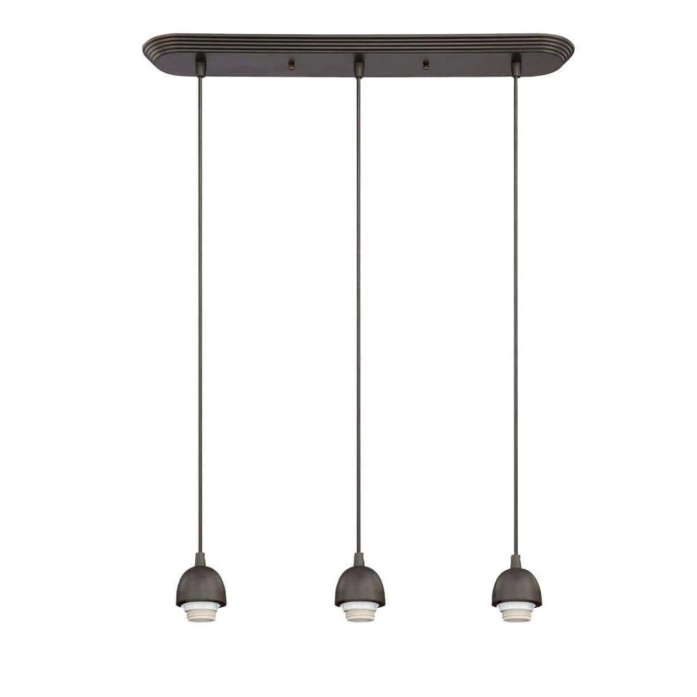 3-Light Oil-Rubbed Bronze Adjustable Mini Pendant by Westinghouse 1 3-Light Oil-Rubbed Bronze Adjustable Mini Pendant by Westinghouse