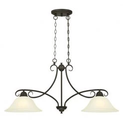Default 16 Dunmore 2-Light Oil Rubbed Bronze Island Pendant by Westinghouse