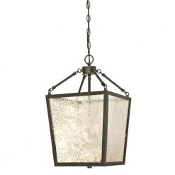 Everdale 4-Light Oil Rubbed Bronze Chandelier with Antique Mirror Glass by Westinghouse