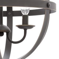 Stella Mira 3-Light Oil-Rubbed Bronze with Highlights Pendant by Westinghouse -Westinghouse Shop oil rubbed bronze westinghouse chandeliers 6341800 77 1000