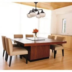 Scholar 4-Light Oil Rubbed Bronze Convertible Chandelier/Semi Flush Mount by Westinghouse -Westinghouse Shop oil rubbed bronze westinghouse chandeliers 6342000 c3 1000