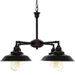 Iron Hill 4-Light Oil Rubbed Bronze Convertible Chandelier/Semi Flush Mount by Westinghouse -Westinghouse Shop oil rubbed bronze westinghouse chandeliers 6343300 1d 1000