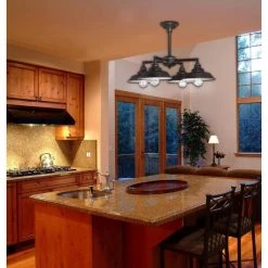 Iron Hill 4-Light Oil Rubbed Bronze Convertible Chandelier/Semi Flush Mount by Westinghouse -Westinghouse Shop oil rubbed bronze westinghouse chandeliers 6343300 4f 1000