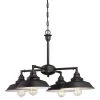 Iron Hill 4-Light Oil Rubbed Bronze Convertible Chandelier/Semi Flush Mount by Westinghouse