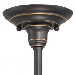 Iron Hill 4-Light Oil Rubbed Bronze Convertible Chandelier/Semi Flush Mount by Westinghouse -Westinghouse Shop oil rubbed bronze westinghouse chandeliers 6343300 fa 1000