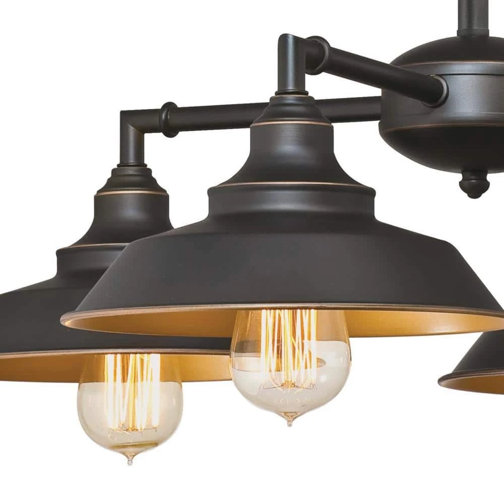 Iron Hill 4-Light Oil Rubbed Bronze Chandelier by Westinghouse 4 Iron Hill 4-Light Oil Rubbed Bronze Chandelier by Westinghouse - Image 4