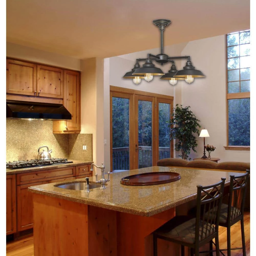 Iron Hill 4-Light Oil Rubbed Bronze Chandelier by Westinghouse 3 Iron Hill 4-Light Oil Rubbed Bronze Chandelier by Westinghouse - Image 3