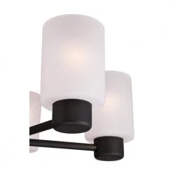 Sylvestre 5-Light Oil Rubbed Bronze Chandelier with Frosted Glass Shades by Westinghouse -Westinghouse Shop oil rubbed bronze westinghouse chandeliers 6353800 4f 1000