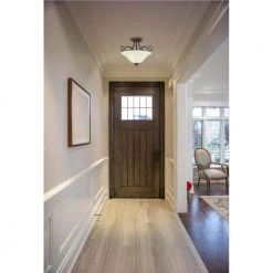 Dunmore 2-Light Oil Rubbed Bronze Semi-Flush Mount by Westinghouse -Westinghouse Shop oil rubbed bronze westinghouse flush mount lights 6306500 4f 1000