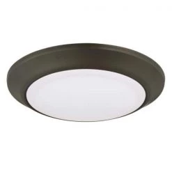 15-Watt Oil Rubbed Bronze Indoor/Outdoor Integrated LED Flush Mount by Westinghouse -Westinghouse Shop oil rubbed bronze westinghouse flush mount lights 6322800 c3 1000