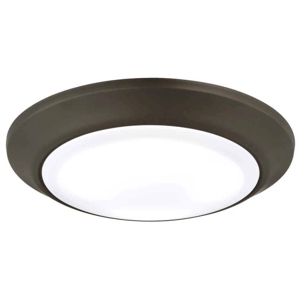 15-Watt Oil Rubbed Bronze Indoor/Outdoor Integrated LED Flush Mount by Westinghouse 1 15-Watt Oil Rubbed Bronze Indoor/Outdoor Integrated LED Flush Mount by Westinghouse