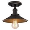 Louis 1-Light Oil Rubbed Bronze Semi-Flush Mount by Westinghouse