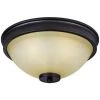 Karah 3-Light Oil Rubbed Bronze Flush Mount by Westinghouse