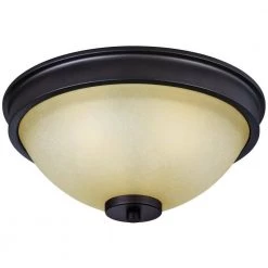 Karah 3-Light Oil Rubbed Bronze Flush Mount by Westinghouse