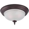 2-Light Oil Rubbed Bronze Flush Mount (2-Pack) by Westinghouse