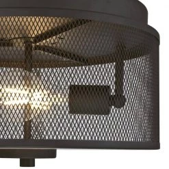 Morrison 13 in. 2-Light Oil Rubbed Bronze Flush Mount by Westinghouse -Westinghouse Shop oil rubbed bronze westinghouse flush mount lights 6371100 4f 1000