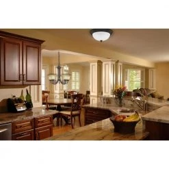 3-Light Ceiling Fixture Oil Rubbed Bronze Interior Flush-Mount with Frosted White Alabaster Glass by Westinghouse -Westinghouse Shop oil rubbed bronze westinghouse flush mount lights 6429200 31 1000