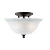 Wensley 2-Light Oil Rubbed Bronze Ceiling Fixture by Westinghouse