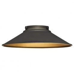Default 34 2-9/16 in. Oil Rubbed Bronze and Metallic Bronze Interior Shade with 2-1/4 in. Fitter and 9 in. W by Westinghouse