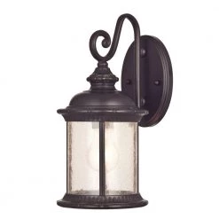 New Haven Wall-Mount 1-Light Outdoor Oil Rubbed Bronze Wall Lantern Sconce by Westinghouse