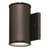 Mayslick 1-Light Oil Rubbed Bronze Outdoor Integrated Wall Lantern Sconce Cylinder by Westinghouse