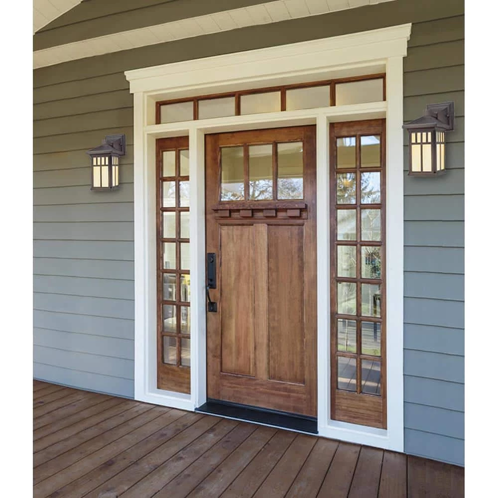 Burnham 1-Light Oil Rubbed Bronze Outdoor Wall-Mount Lantern Sconce by Westinghouse 2 Burnham 1-Light Oil Rubbed Bronze Outdoor Wall-Mount Lantern Sconce by Westinghouse - Image 2