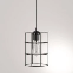 1-Light Oil Rubbed Bronze Adjustable Mini Pendant with Metal Cage Shade by Westinghouse 15 1-Light Oil Rubbed Bronze Adjustable Mini Pendant with Metal Cage Shade by Westinghouse -Westinghouse Shop oil rubbed bronze westinghouse pendant lights 6100600 31 1000