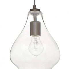 1-Light Oil Rubbed Bronze Adjustable Mini Pendant with Hand-Blown Clear Glass by Westinghouse 17 1-Light Oil Rubbed Bronze Adjustable Mini Pendant with Hand-Blown Clear Glass by Westinghouse -Westinghouse Shop oil rubbed bronze westinghouse pendant lights 6102600 40 1000