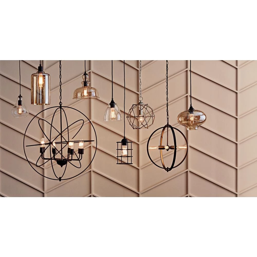 1-Light Oil Rubbed Bronze Adjustable Mini Pendant with Hand-Blown Clear Glass by Westinghouse 13 1-Light Oil Rubbed Bronze Adjustable Mini Pendant with Hand-Blown Clear Glass by Westinghouse - Image 13