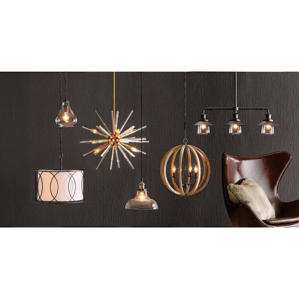 1-Light Oil Rubbed Bronze Adjustable Mini Pendant with Hand-Blown Clear Glass by Westinghouse 12 1-Light Oil Rubbed Bronze Adjustable Mini Pendant with Hand-Blown Clear Glass by Westinghouse - Image 12