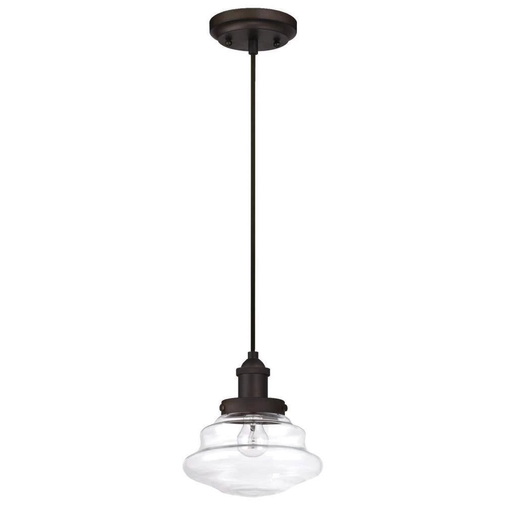 1-Light Oil Rubbed Bronze Retro Mini Pendant by Westinghouse 5 1-Light Oil Rubbed Bronze Retro Mini Pendant by Westinghouse - Image 5