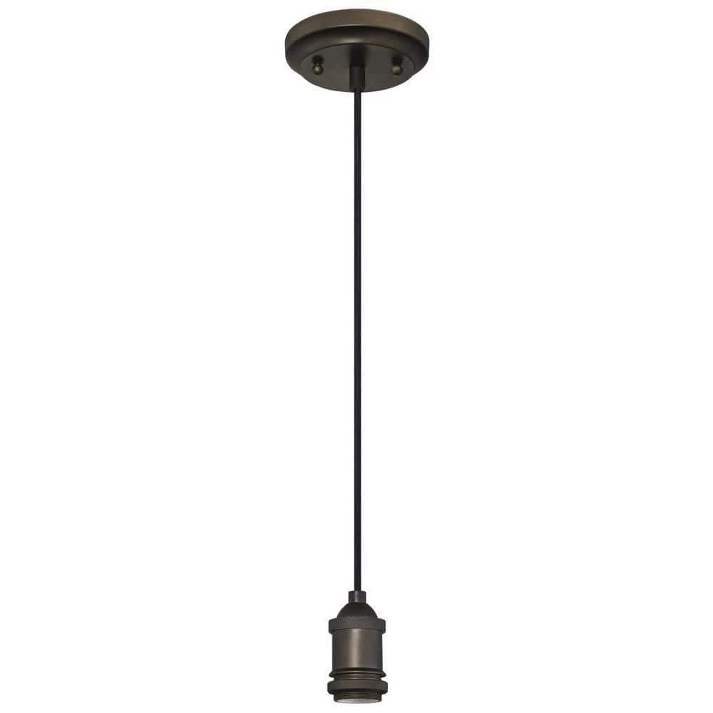 1-Light Oil Rubbed Bronze Retro Mini Pendant by Westinghouse 1 1-Light Oil Rubbed Bronze Retro Mini Pendant by Westinghouse