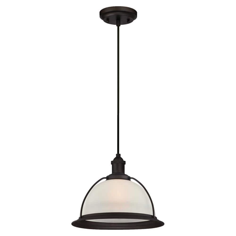 1-Light Oil Rubbed Bronze Pendant by Westinghouse 1 1-Light Oil Rubbed Bronze Pendant by Westinghouse