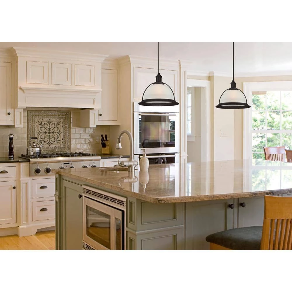 1-Light Oil Rubbed Bronze Pendant by Westinghouse 2 1-Light Oil Rubbed Bronze Pendant by Westinghouse - Image 2