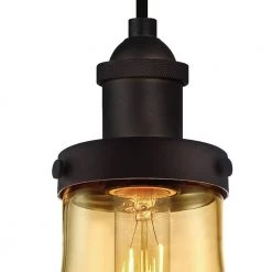 1-Light Oil Rubbed Bronze Mini Pendant by Westinghouse -Westinghouse Shop oil rubbed bronze westinghouse pendant lights 6337000 1f 1000
