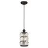 Sophie 1-Light Oil Rubbed Bronze Mini Pendant with Crystal Prism Shade by Westinghouse